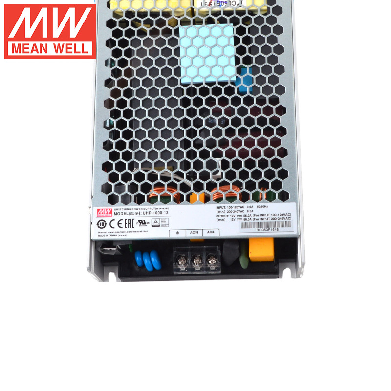 UHP-1000-12 Meanwell 12V DC Power Supply PFC Switch Mode Funless UHP-1000-12 Meanwell 12V DC Power Supply PFC Switch Mode Funless